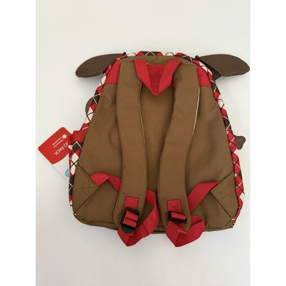 Skip Hop Zoo Pack Bronx Bulldog Plaid Special Winter Edition Backpack - Picture 4 of 8